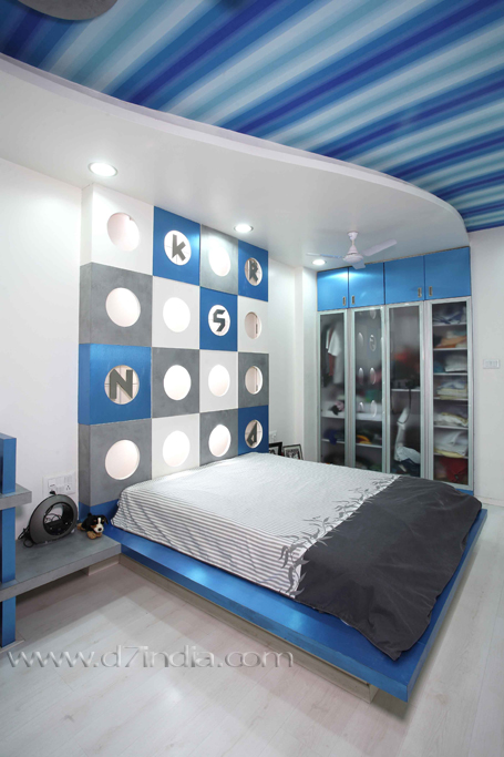 contemporary bungalow rajen daswani creative bedroom sideview