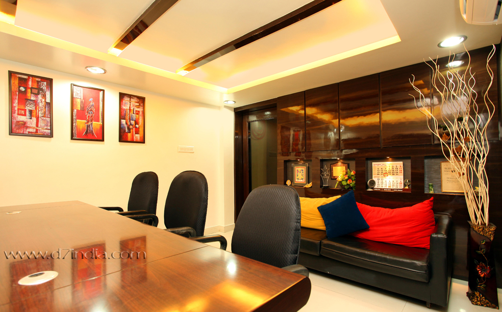 architect's swanky office sanghvi associates meeting hall view